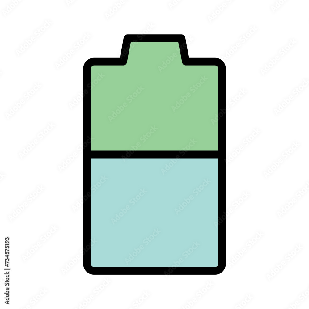 Battery Electric Energy Filled Outline Icon Battery Electric Energy Filled Outline Icon