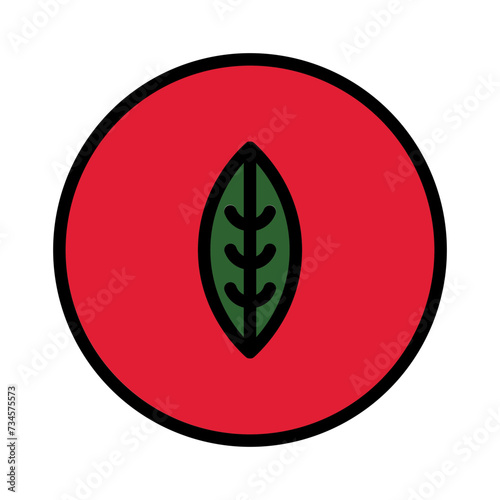 Eat Local Spice Tea Filled Outline Icon