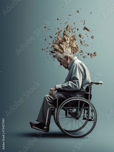 Parkinson Day poster design - generative ai photo