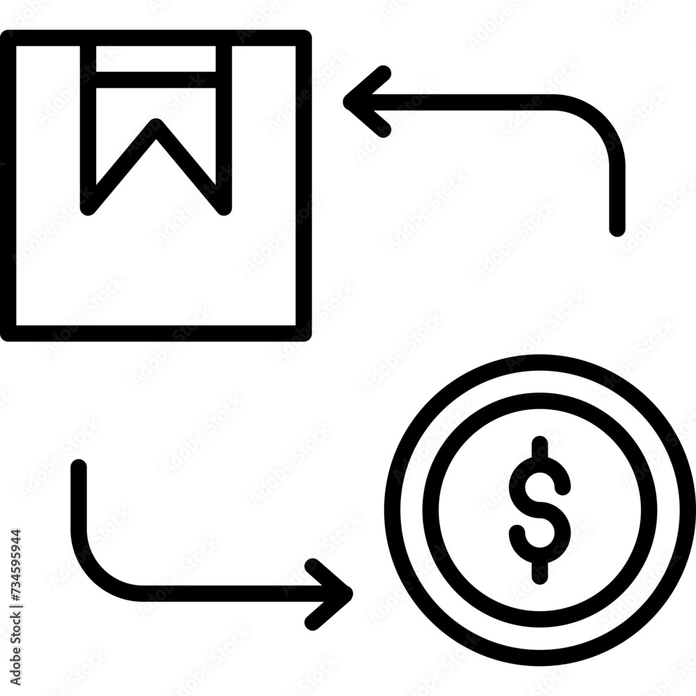 Return On Investment Icon Return On Investment Icon