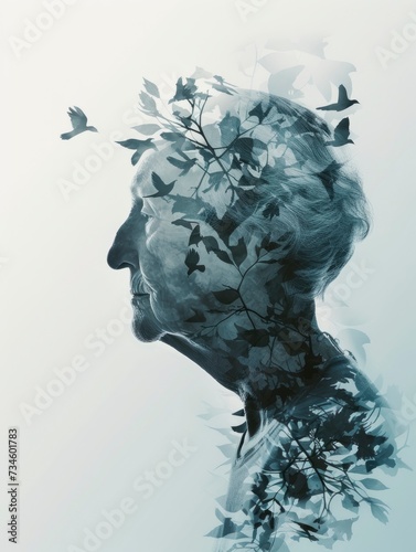 Parkinson Day poster design - generative ai photo