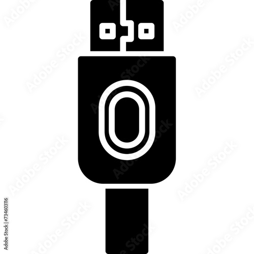 Usb Cable Icon photo