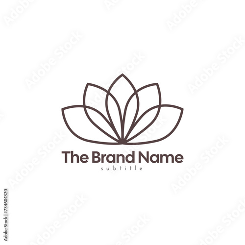 abstract flower logo