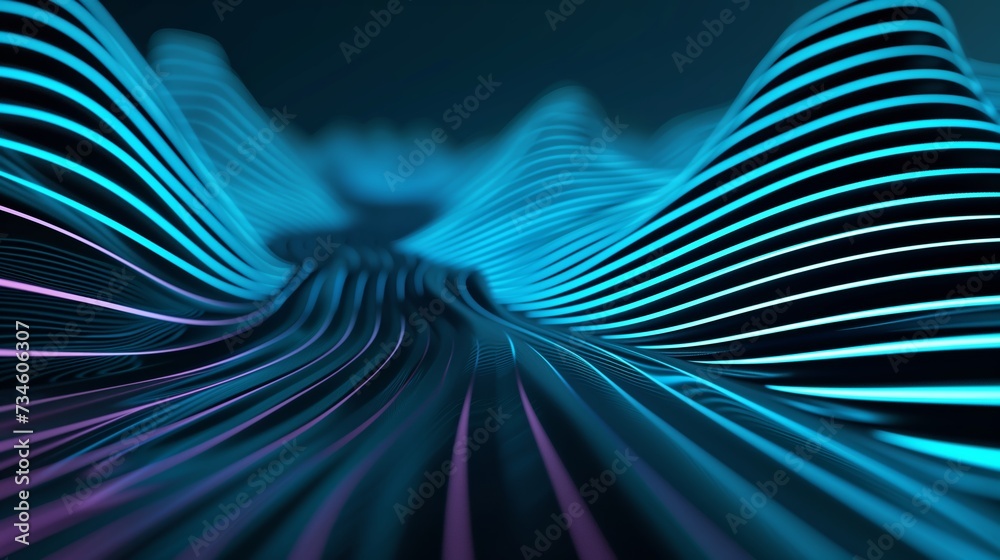 A dynamic abstract of intersecting 3d aerial 3d neon lights line A dynamic abstract of intersecting 3d aerial 3d neon lights line