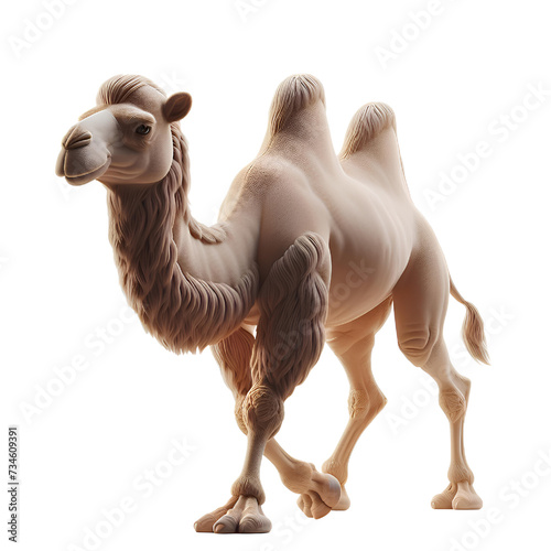 camel isolated on white background