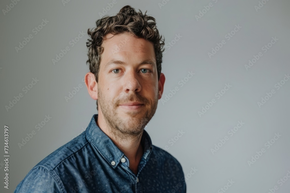 Portrait of a handsome young man in casual clothes, studio shot Portrait of a handsome young man in casual clothes, studio shot