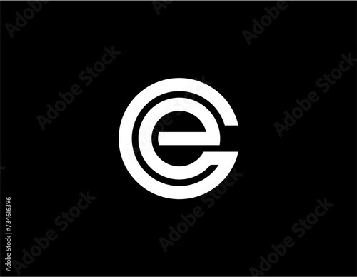 C & E letters Joint logo icon vector template for corporate logo and business card design