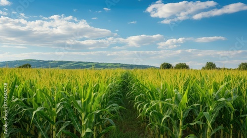 planting farm field corn