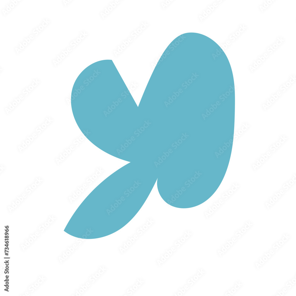 Blue abstract shapes vector Blue abstract shapes vector