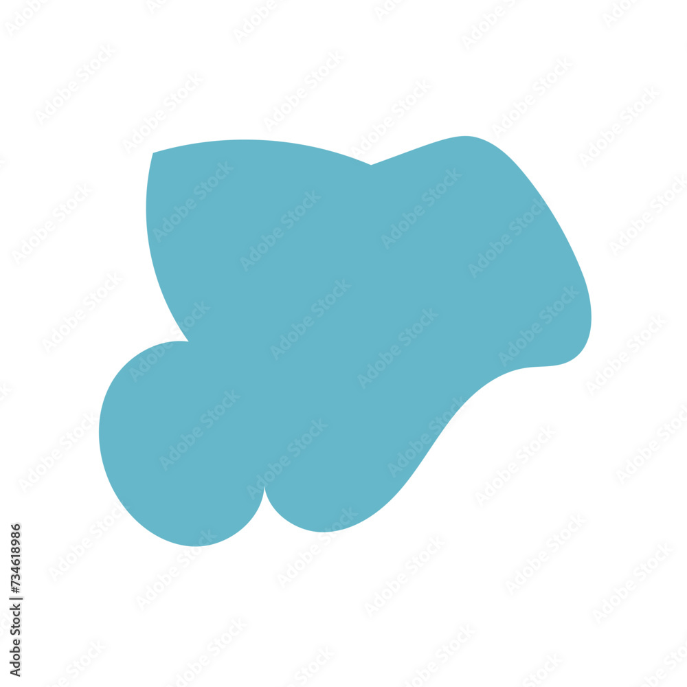 Blue abstract shapes vector Blue abstract shapes vector