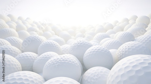 pile of golf balls background photo