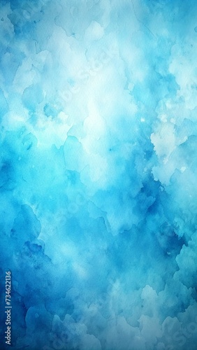 Abstract light blue watercolor for background 
