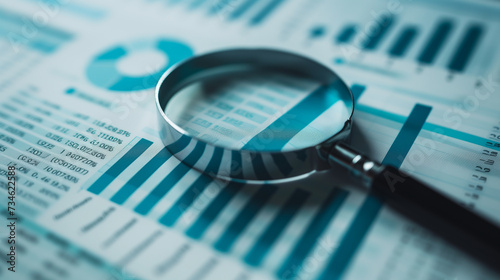Wallpaper Mural Business audit stock financial finance management on analysis data strategy with graph accounting marketing or report chart economy investment research Torontodigital.ca