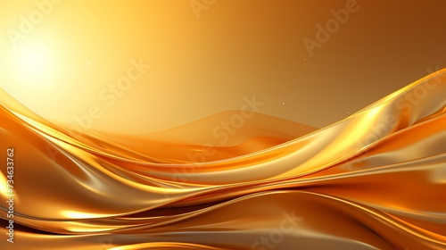 A sunny golden solid color background