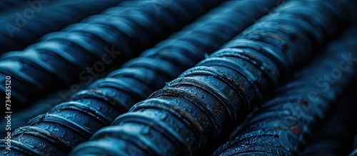 Wallpaper Mural Construction site featuring reinforcement steel rods. Torontodigital.ca