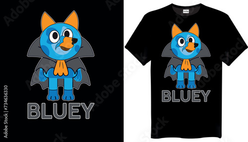 Bluey T-Shirts Design photo