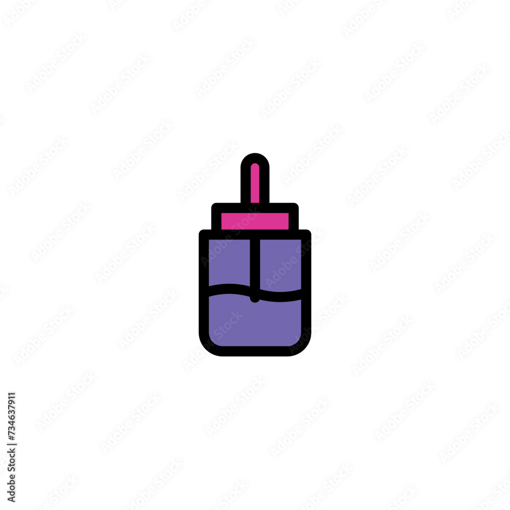 Treatment Salon Hair Filled Outline Icon Treatment Salon Hair Filled Outline Icon