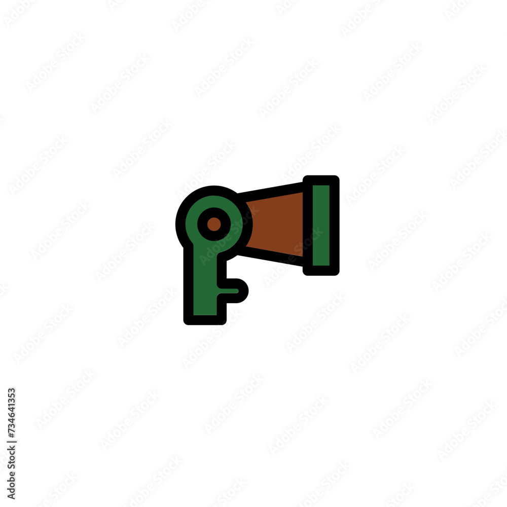 Drying Hair Styling Filled Outline Icon Drying Hair Styling Filled Outline Icon