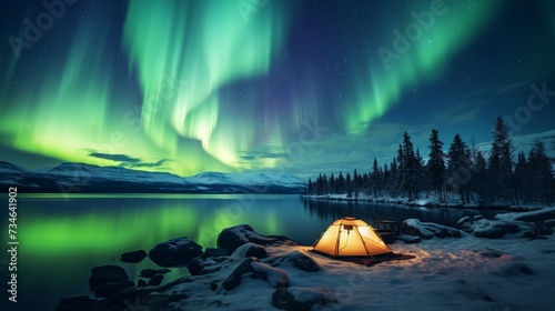 A magical night under the northern lights