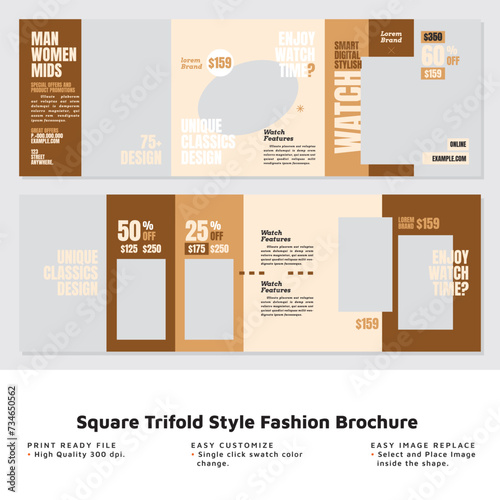 Trifold Fashion Brochure