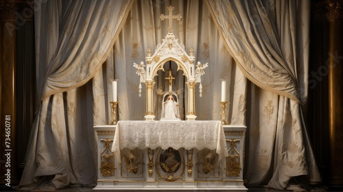 priest catholic altar