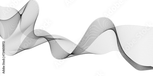 Abstract grey smooth element swoosh speed wave modern stream background. Abstract wave line for brochure, flyer, banner, template, wallpaper background with wave design. Abstract business wave lines.
