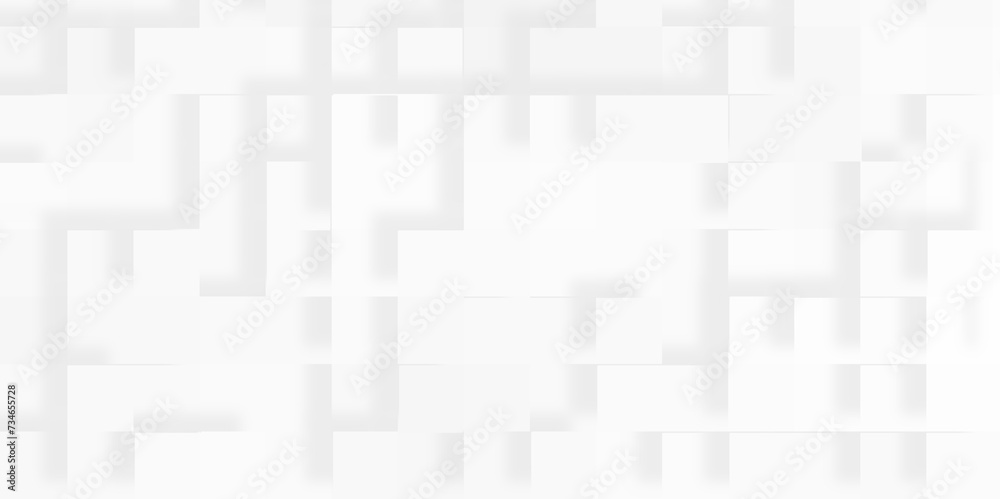 White decorative web banner background with various 3d block pattern, Embossed paper square white geometric pattern of 3d blocks Background, Abstract business block pattern geometric background. White decorative web banner background with various 3d block pattern, Embossed paper square white geometric pattern of 3d blocks Background, Abstract business block pattern geometric background.