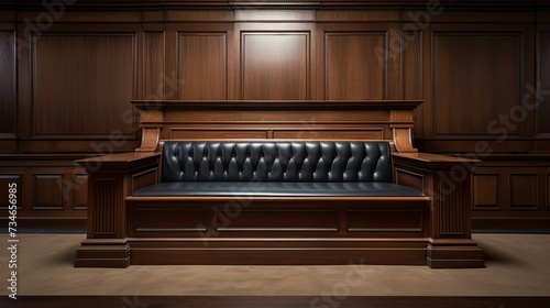 jury courtroom bench photo