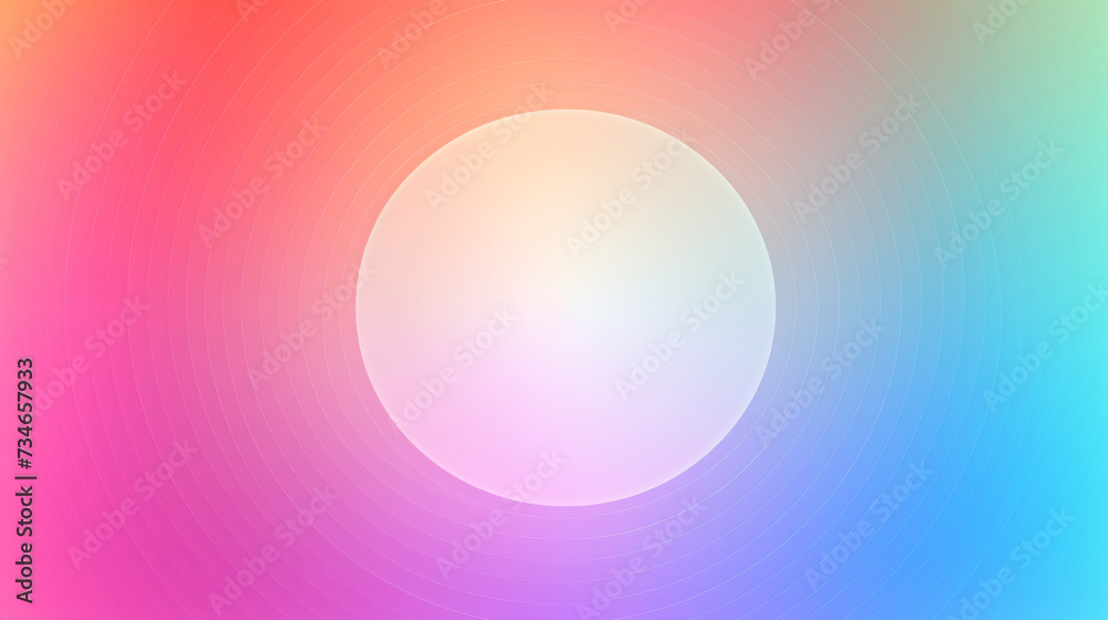 Color gradient gradation circle