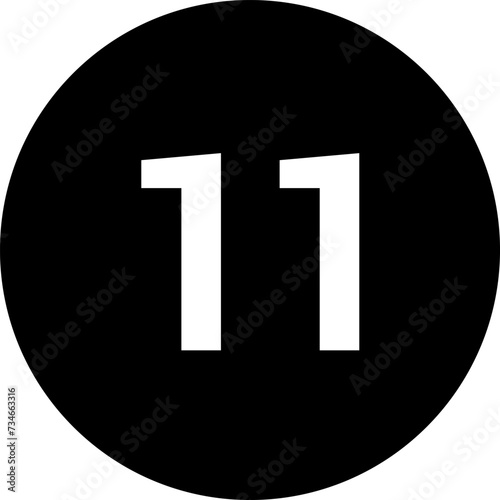 Simple numbers icon set of 1-31 numbers simple black style symbol sign for Calendar, apps and website. Vector illustration.