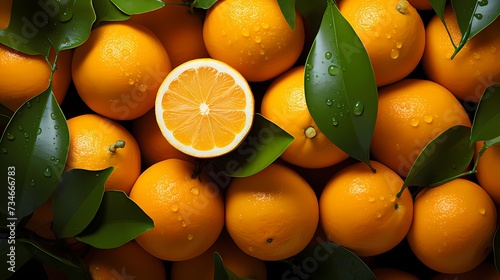 A top view of a bold and energetic tangerine orange background, exuding warmth and enthusiasm