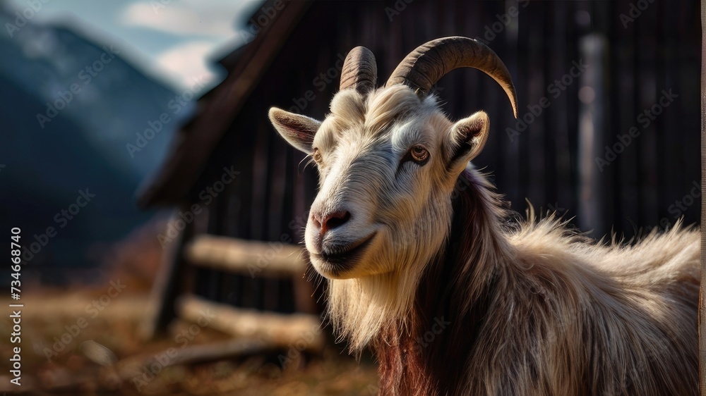 Fototapeta premium goat 