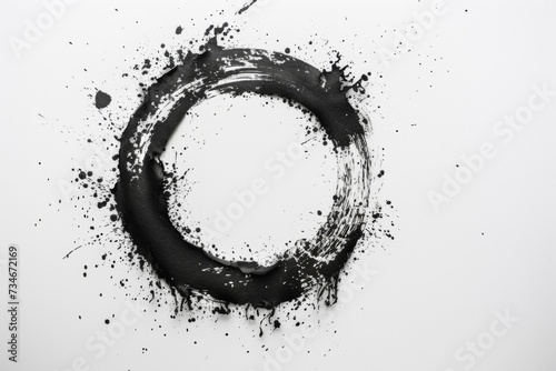 The Enso circle symbolizes enlightenment and the beauty of imperfection.