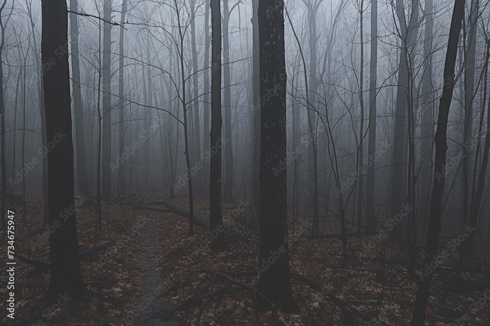 scary green dark forest nature professional photography