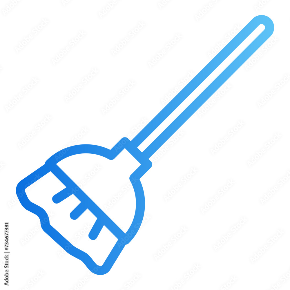 broom gradient icon broom gradient icon