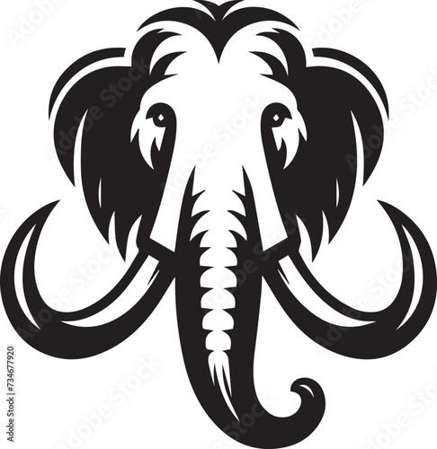 Elephant Face Vector illustration Design