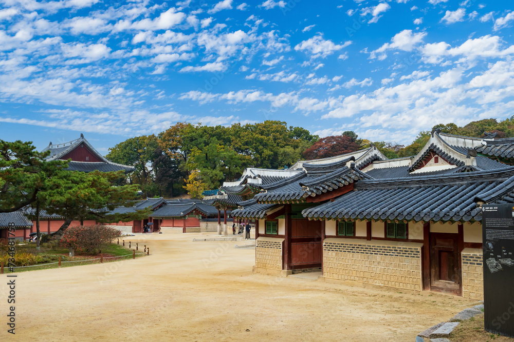 韓国のソウルにある王宮、チャンドックン