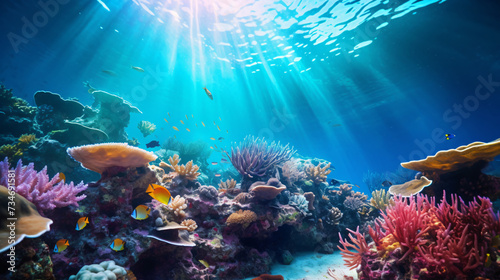 Coral reef background