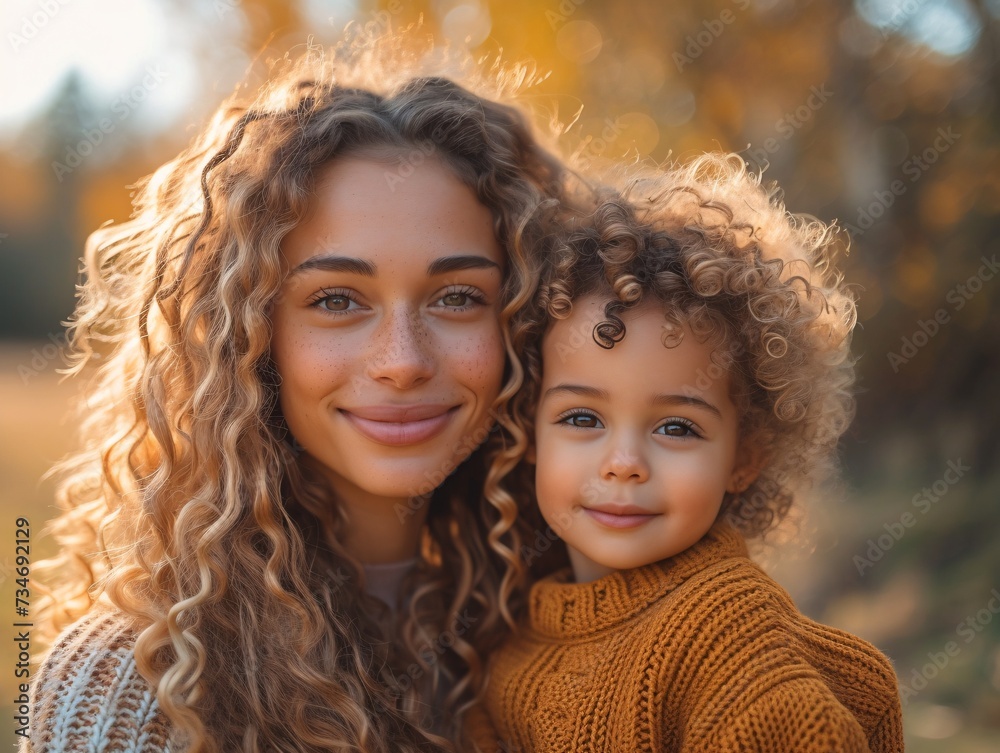 Fall's Favorite: A Mother-Daughter Moment Generative AI Fall's Favorite: A Mother-Daughter Moment Generative AI