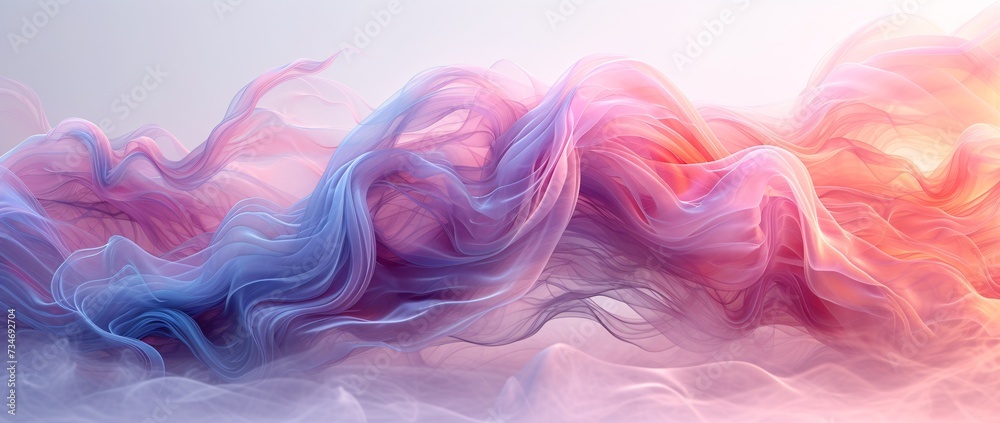 Purple and Blue Waves of Smoke: A Monthly Event Inspired by the Latest Trends Generative AI
