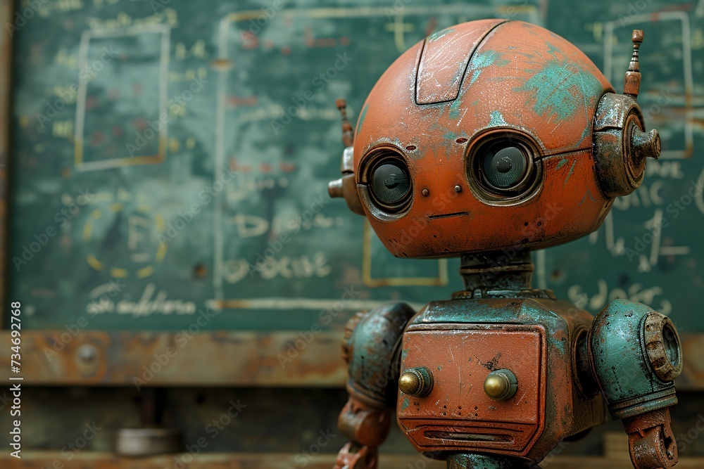 Rusty Robot with a Smile: A Glimpse into the Future Generative AI