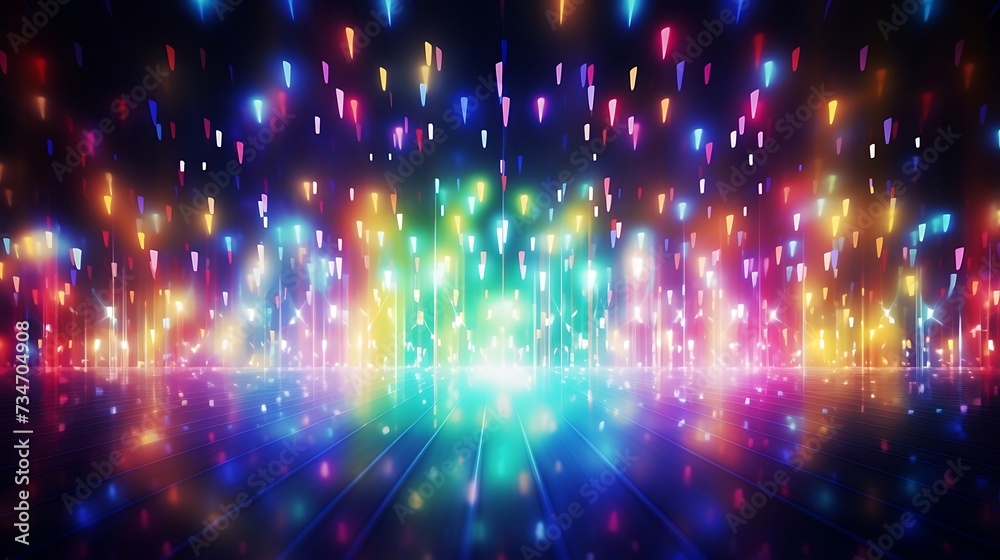 colorful lights background