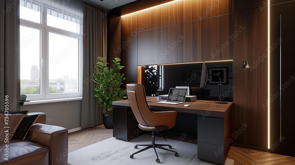 Fototapeta premium A workspace for business from home