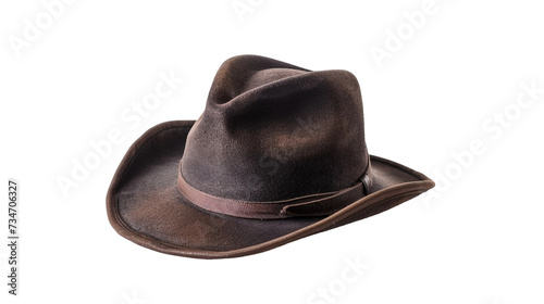 A Classic Male Hat on Transparent Background