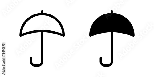 Illustration Vector Graphic of Umbrella icon