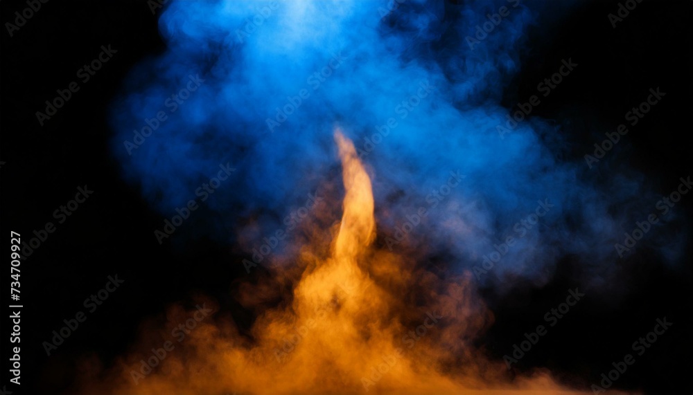 Essence Unveiled: Exploring Aromatherapy in the Ethereal Dance of Fire and Blue Mist