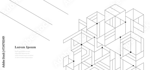 幾何学 抽象 建築 テクノロジー ビジネス 背景