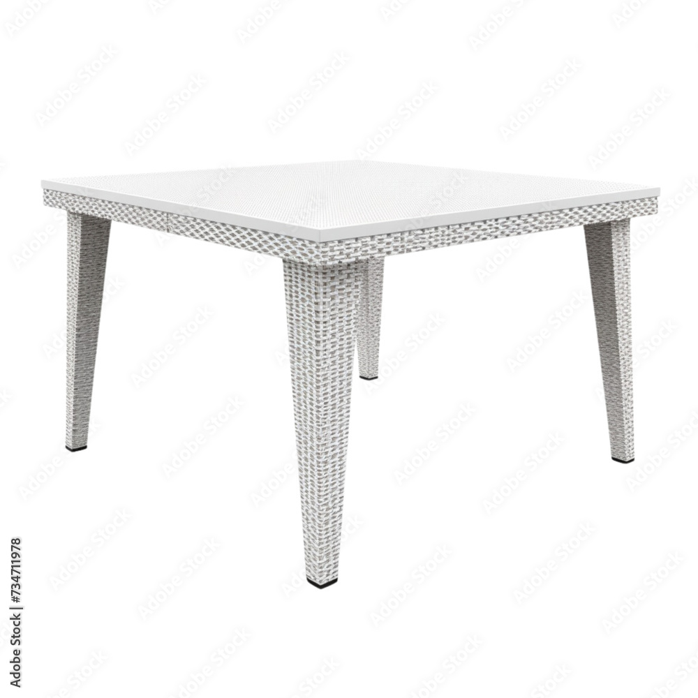 Outdoor dining table PNG Cutout, Generative AI