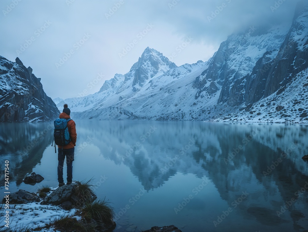 Glacier Lake Reflection