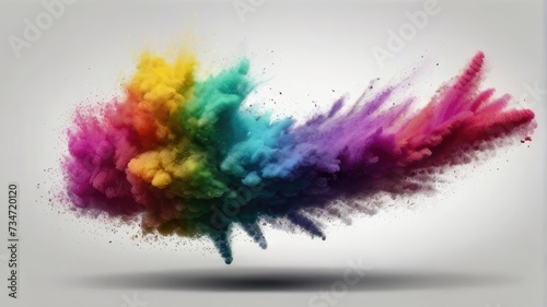 abstract colorfull dust background